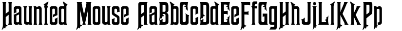 Haunted Mouse font