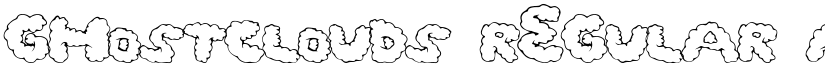 GhostClouds Regular font