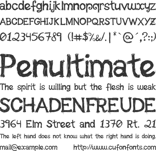 Feira da Fruta font preview