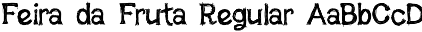 Feira da Fruta Regular font