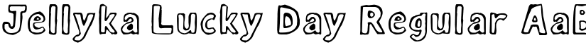 Jellyka Lucky Day Regular font