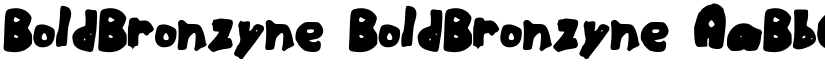 BoldBronzyne BoldBronzyne font