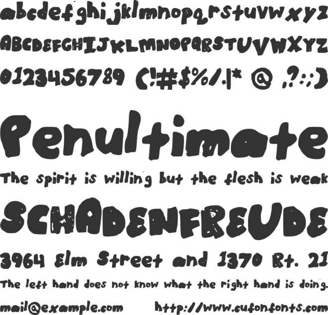 BoldBronzyne font preview