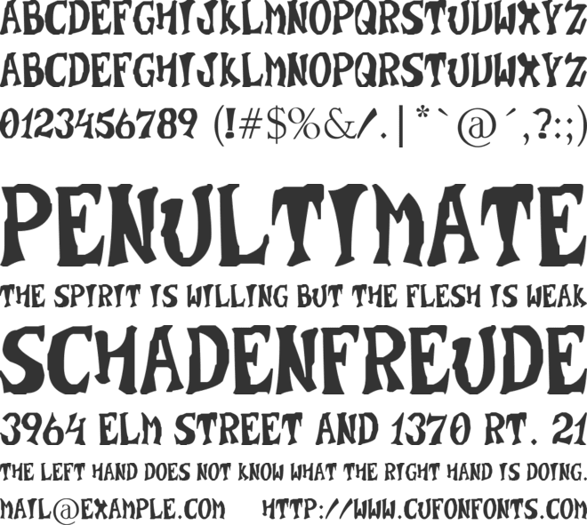 Super Wumpa font preview