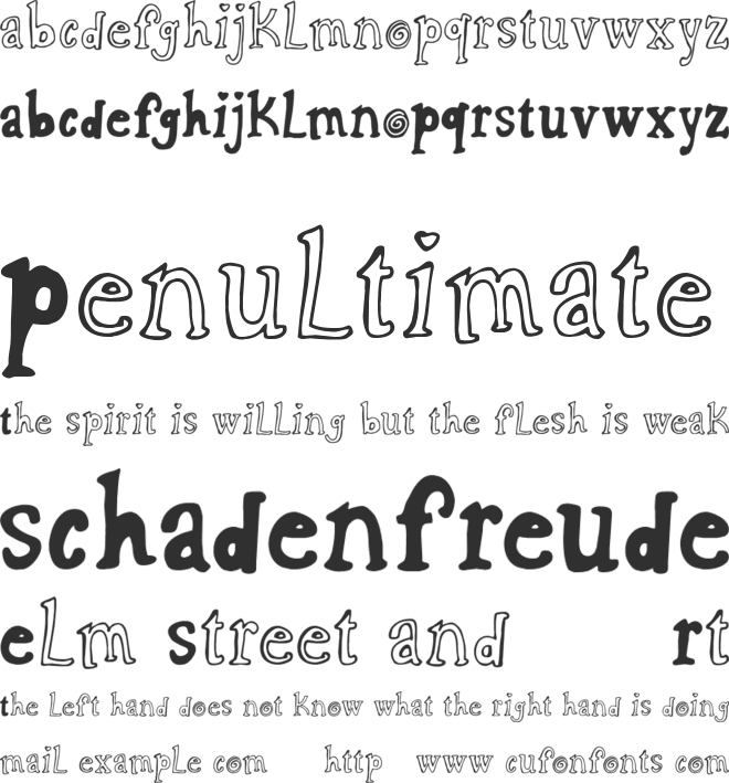 CF Charlie font preview