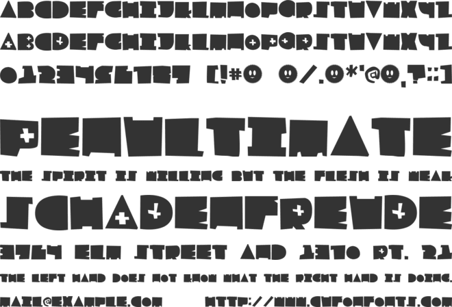 LF Childsplay font preview