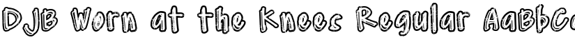 DJB Worn at the Knees Regular font