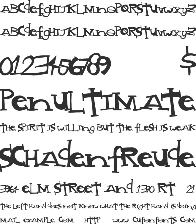 MadStyle font preview