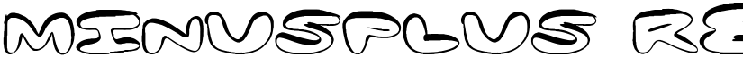MinusPlus font download