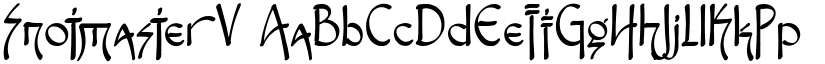 Snotmaster V font download