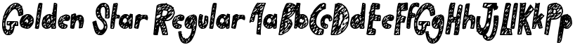 Golden Star Regular font