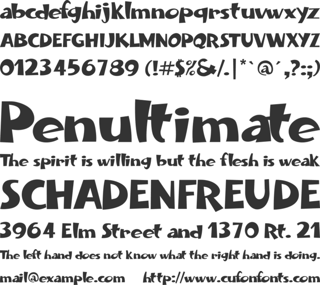FoliaMix font preview