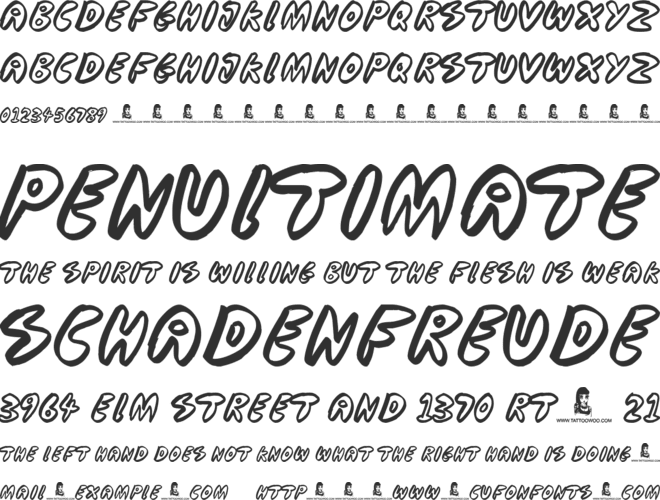 Cooperation Nest font preview