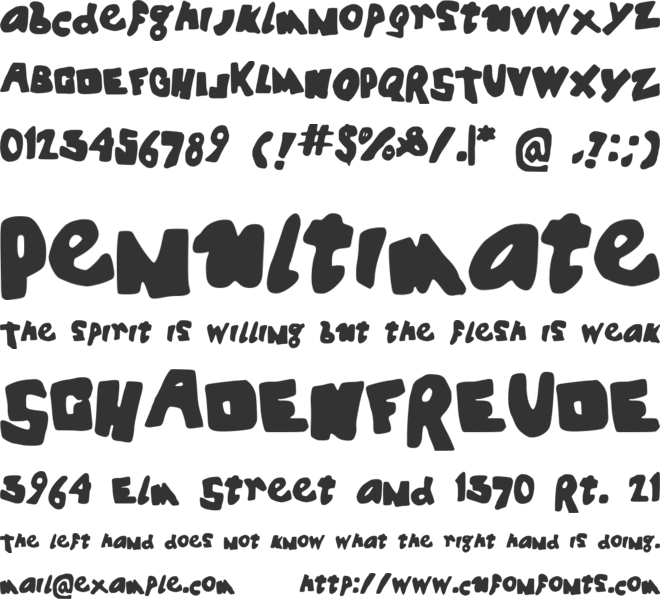 SPOOKYHOUSE_ font preview