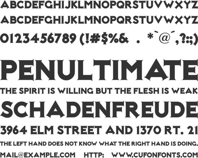 Not Mary Kate font preview