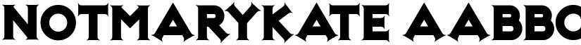 NotMaryKate font
