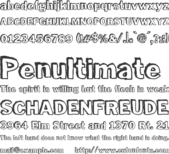 PurpleDrank font preview