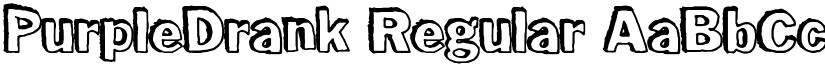 PurpleDrank Regular font