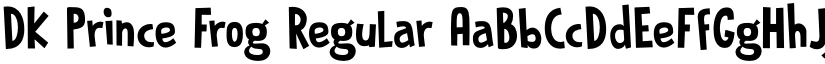 DK Prince Frog Regular font