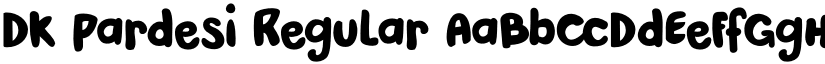 DK Pardesi Regular font