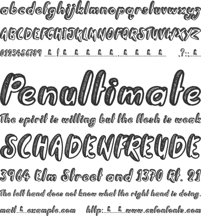 Going Rogue font preview