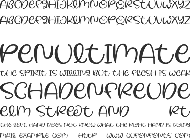 Cheers Mate Demo font preview