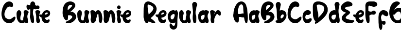 Cutie Bunnie Regular font