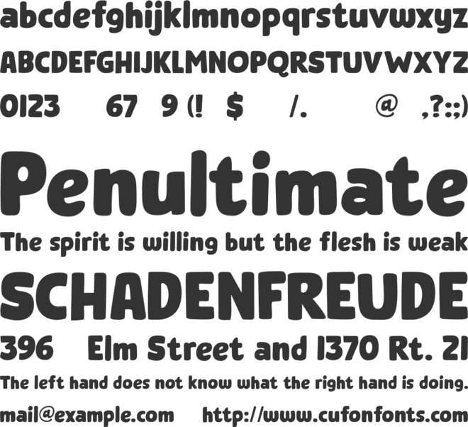 Mikan DEMO font preview