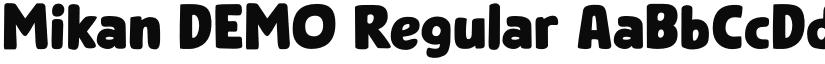 Mikan DEMO Regular font