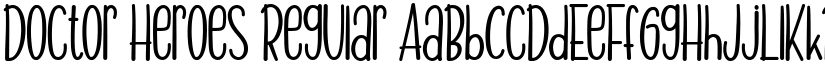 Doctor Heroes Regular font