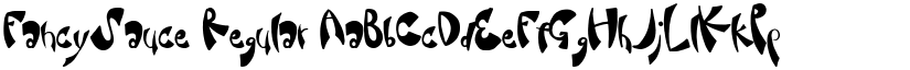 FancySauce Regular font