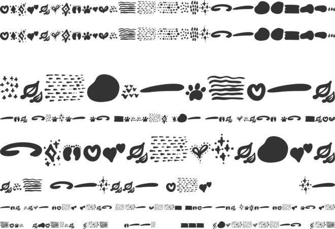 Oh My Baby Extra font preview