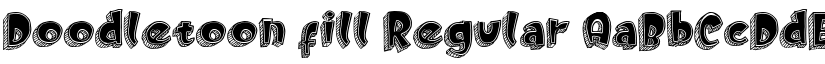 Doodletoon fill Regular font
