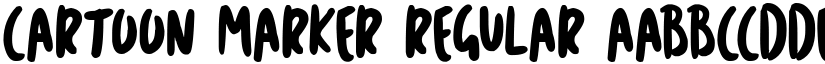 Cartoon Marker Regular font