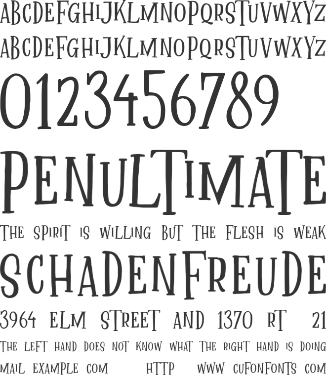Mallica Fairytale DEMO font preview
