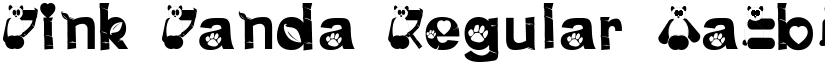 Pink Panda Regular font