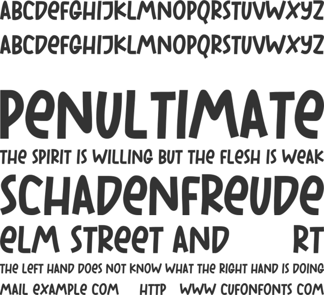 Joy Maker Demo font preview