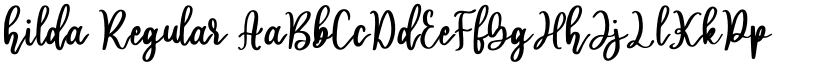 hilda Regular font