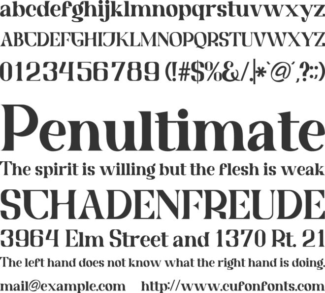 Brigitka font preview