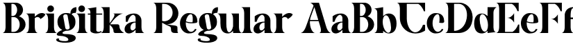 Brigitka Regular font
