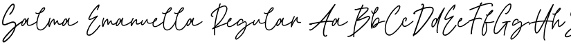 Salma Emanuella Regular font