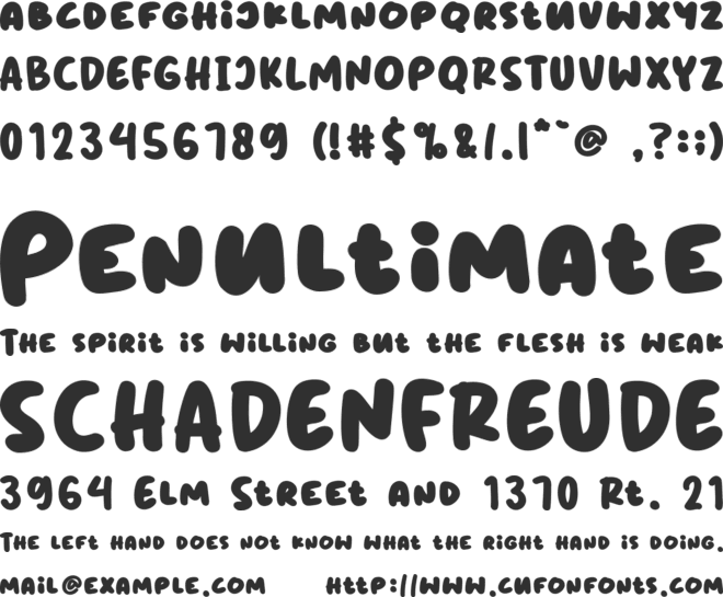 Tasty Matcha font preview