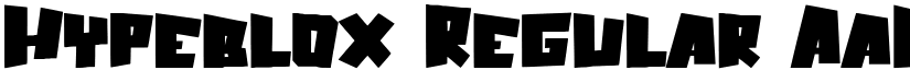 Hypeblox Regular font