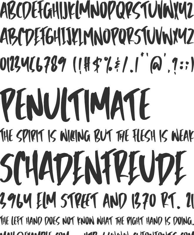 Cracking font preview