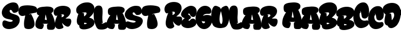 Star Blast Regular font