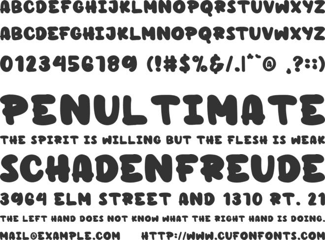 Macho Rogers font preview