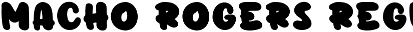 Macho Rogers Regular font