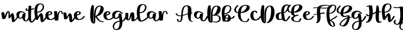 matherne Regular font