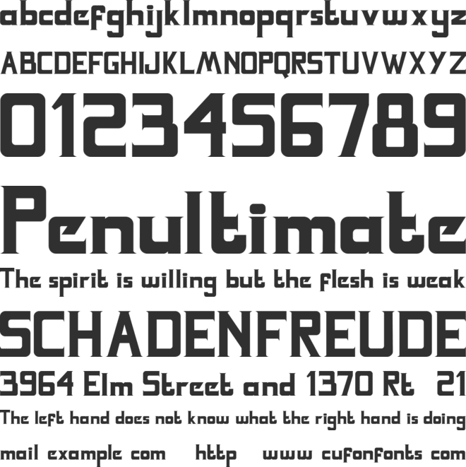 Miver - Personal Use font preview