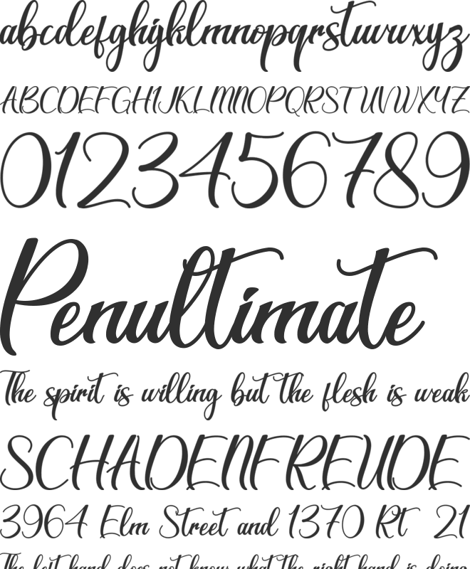 Christmas Queen - Personal Use font preview